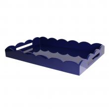 Addison Ross Scalloped Tray Navy Large
