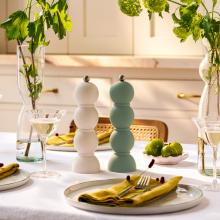 Addison Ross Bobbin Salt or Pepper Grinder Frosty Green