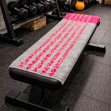 Cawo Animal Print Gym Towel Powder Blue