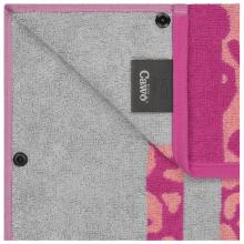 Cawo Animal Print Gym Towel Powder Blue