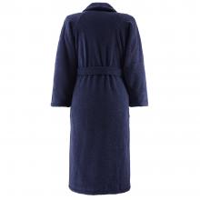 Yves Delorme Apollon Ladies Shawl Bathrobe Marine