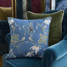 Yves Delorme Rameau Cushion Cover Outremer