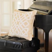 Yves Delorme Entrelac Dune Cushion Cover 