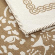 Yves Delorme Leopard Throw Camel
