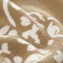 Yves Delorme Leopard Throw Camel