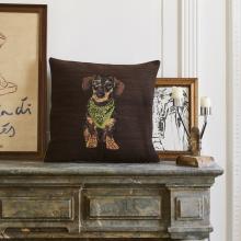 Yves Delorme Octavio Cushion Cover Moka