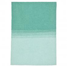 Bluebellgray Lochside Knitted Throw Atlantic Green