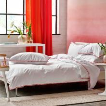 Designers Guild Burlington Fringe Fuchsia Pink Duvet Cover Set