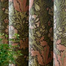 William Morris At Home Compton Lined Pencil Pleated Curtains
