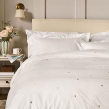 Sophie Allport Love Hearts Embroidery Duvet Cover Set