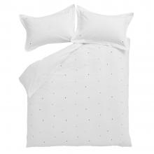 Sophie Allport Love Hearts Embroidery Duvet Cover Set