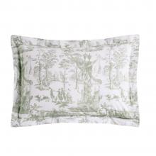 Laura Ashley Braysmith Toile Duvet Cover Set Olive Green