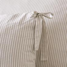 Laura Ashley Cornish Stripe Duvet Set Natural