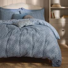 Laura Ashley Sweet Alyssum Duvet Cover Set Denim Blue