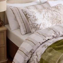 Laura Ashley Tuileries Dark Truffle Duvet Cover Set