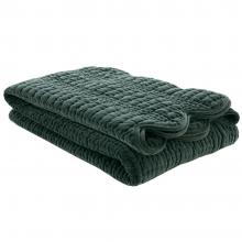 Laura Ashley Brady Scalloped Bedspread Pine Green