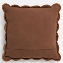 Laura Ashley Brady Scalloped Cushion Caramel
