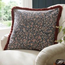 Laura Ashley Elmdon Cushion Dark Crimson