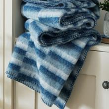 Laura Ashley Lawton Throw Dark Seaspray Blue