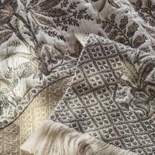 Laura Ashley Marlbrook Jacquard Throw Truffle