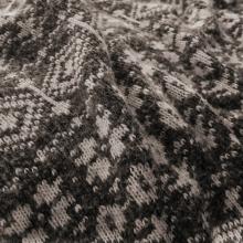 Laura Ashley Sesley Fair Isle Throw Dark Truffle