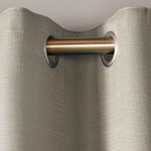 Laura Ashley Stephanie Linen Natural Eyelet Curtains