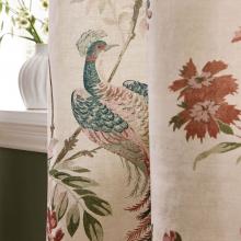 Laura Ashley Attleton Lined Eyelet Curtains Sage Green