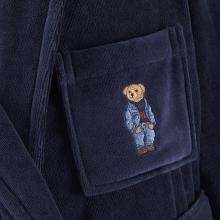 Ralph Lauren Home Denim Bear Bathrobe Newport