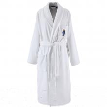 Ralph Lauren Home Denim Bear Bathrobe White
