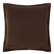 Ralph Lauren Home C Velvet Cushion Cover Chocolate