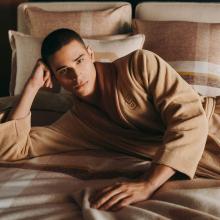 Boss Home Boss Double B Robe Beige