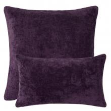 Yves Delorme Orpheo Prune Cushion Cover