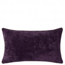 Yves Delorme Orpheo Prune Cushion Cover