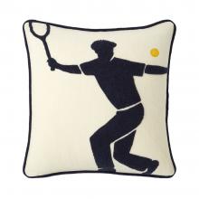 Lacoste L Player Cushion Cover Farine