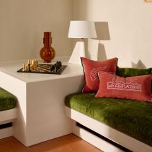 Lacoste L Le Club Cushion Cover Sierra