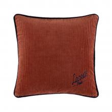 Lacoste L Velvet Cushion Cover Sierra