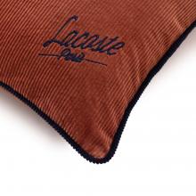 Lacoste L Velvet Cushion Cover Sierra