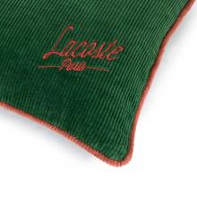 Lacoste L Velvet Cushion Cover Vert