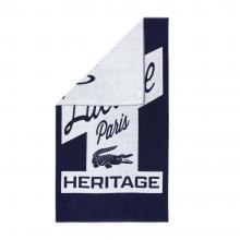 Lacoste L Retro Beach Towel Marine
