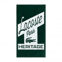 Lacoste L Retro Beach Towel Vert