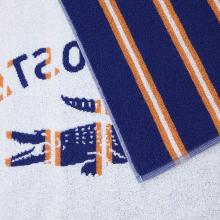 Lacoste L Sunstripe Beach Towel Saphir