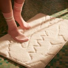 Lacoste L Heritage Bath Mat White