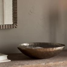 Nkuku Malar Hammered Bowl - Brass