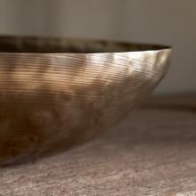 Nkuku Malar Hammered Bowl - Brass