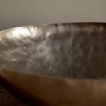 Nkuku Malar Hammered Bowl - Brass