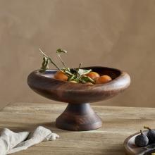 Nkuku Sindar Pedestal Bowl - Natural