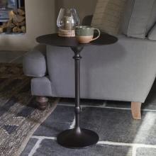 Nkuku Lahar Cast Metal Tall Side Table