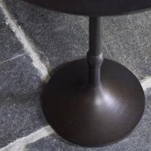 Nkuku Lahar Cast Metal Tall Side Table