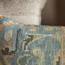 Nkuku Selyo Tapestry Cushion Cover - Green