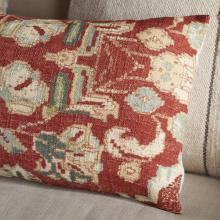Nkuku Selyo Tapestry Cushion Cover - Terracotta & Rust